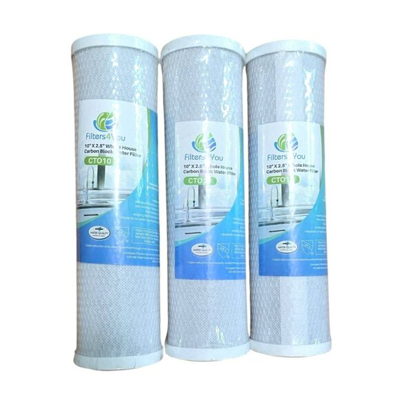3 New Filters4You Whole House Carbon Block Water Filter Cartridge CTO10 - Picture 5 of 5